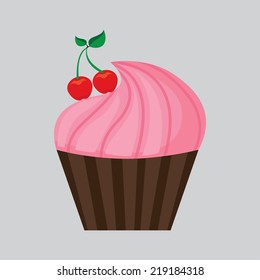 cake graphic design , vector illustration