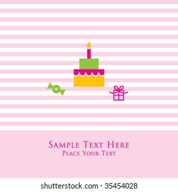cake greeting card