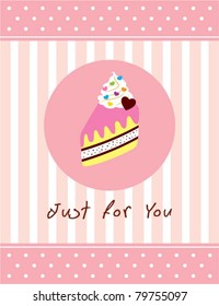 cake greeting card
