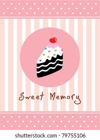 cake greeting card