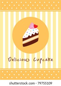 cake greeting card