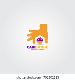 Cake house logo