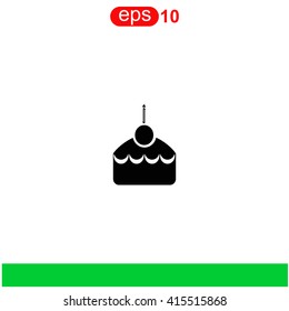 Cake icon.