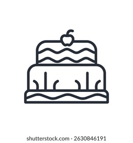 cake icon collection .design style with background