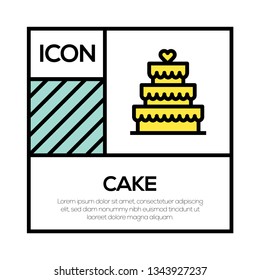 CAKE ICON CONCEPT