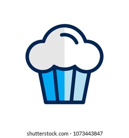 Cake icon concept. Available in vector.