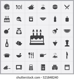 cake icon. cooking icons universal set 