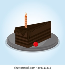 Cake icon design