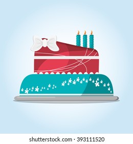 Cake icon design