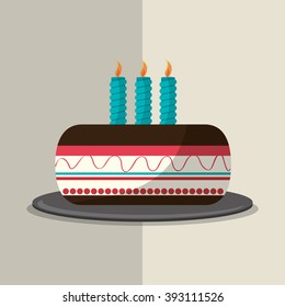 Cake icon design