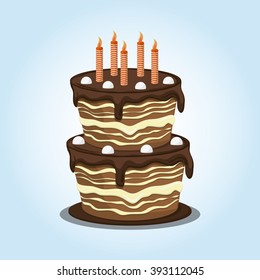Cake icon design