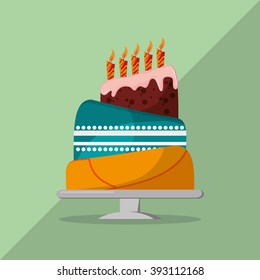 Cake icon design