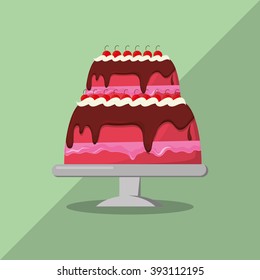 Cake icon design