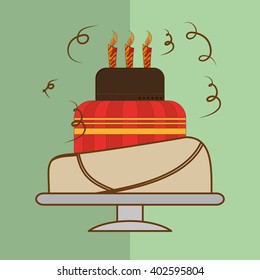 Cake icon design
