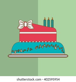 Cake icon design