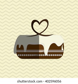 Cake icon design