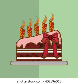 Cake icon design