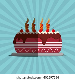Cake icon design