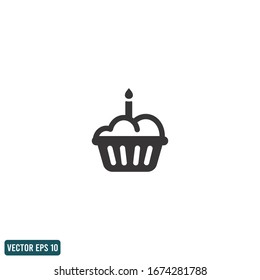 cake icon design element logo template vector eps 10