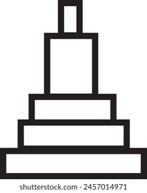 cake icon design eps 10