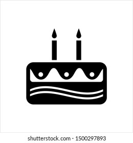 Icono de tarta Diseño Set Ilustración de arte vectorial