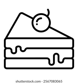 Cake Icon Element For Design