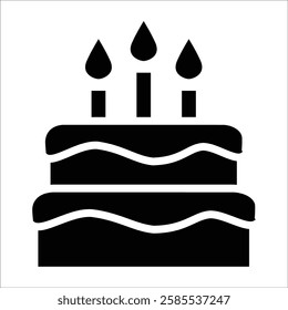 Cake Icon Element For Design