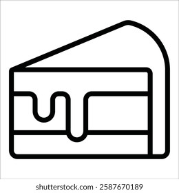Cake Icon Element For Design
