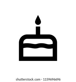 Cake icon. Element of web icon for mobile concept and web apps. Thin line Cake icon can be used for web and mobile