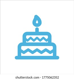 cake icon flat vector logo design trendy illustration signage symbol graphic simple