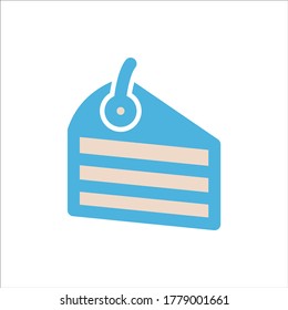 cake icon flat vector logo design trendy illustration signage symbol graphic simple