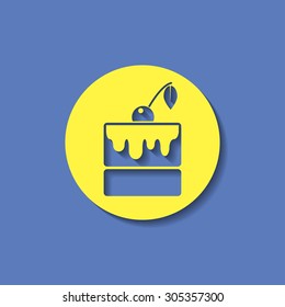 cake icon. Food icon