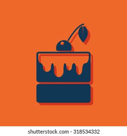 cake icon. Food icon
