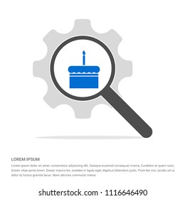 cake icon - Free vector icon