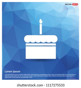 cake icon - Free vector icon