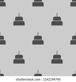 cake icon illustraion vector, can be used for web and mobile design seamless pattern