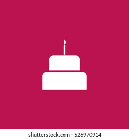cake icon illustraion vector, can be used for web and mobile design