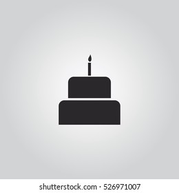 cake icon illustraion vector, can be used for web and mobile design