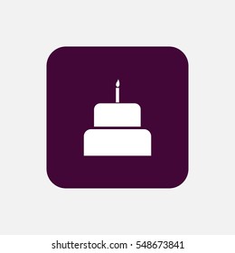 cake icon illustraion vector, can be used for web and mobile design