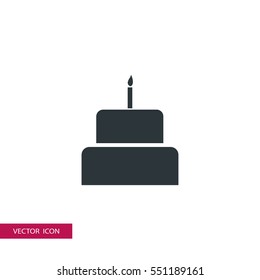 cake icon illustraion vector, can be used for web and mobile design
