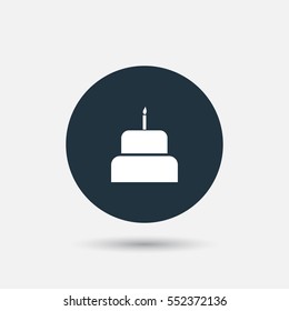 cake icon illustraion vector, can be used for web and mobile design.