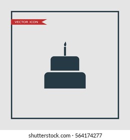 cake icon illustraion vector, can be used for web and mobile design.
