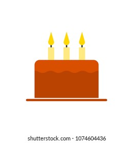 Cake icon illustration vector symbol