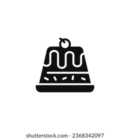 Cake icon isolated on white background