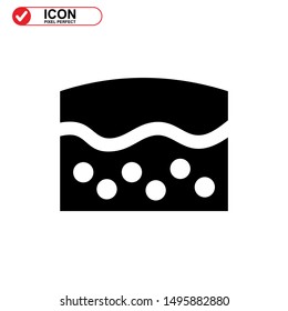 cake icon isolated sign symbol vector illustration - high quality black style vector icons

