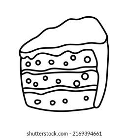 Cake-Icon-Stil einzeln auf Vektorgrafik
