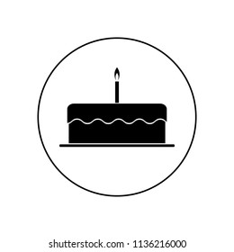 Cake icon, logo