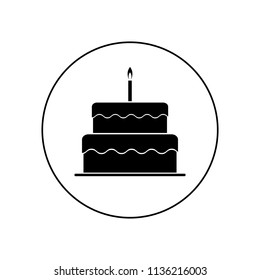 Cake icon, logo