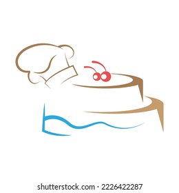 Logo-Design des Cake-Icons