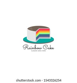 Cake icon logo design vector template